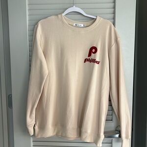 Go Phillies! Never worn long sleeve/crew neck
